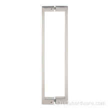 Manija de puerta de vidrio de acero inoxidable de oficina